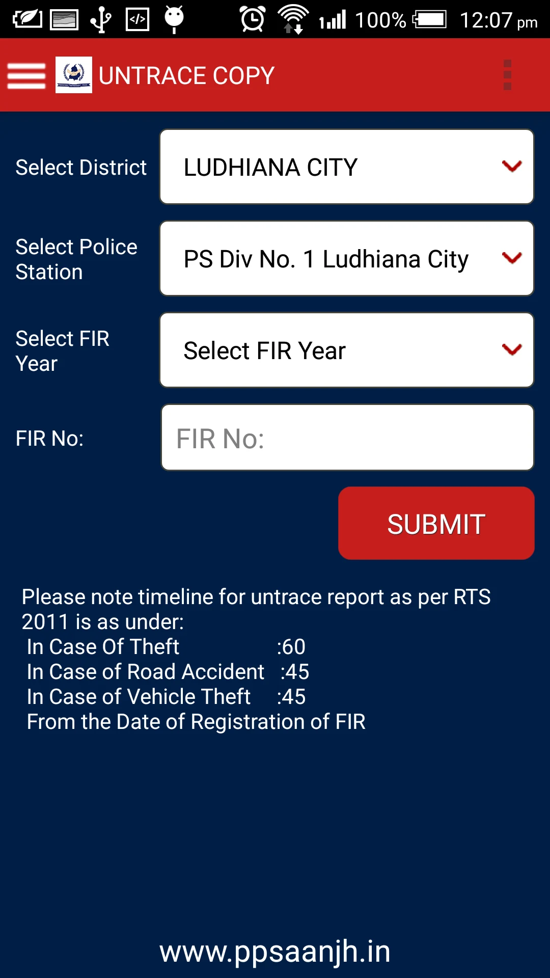 PPSAANJH screenshot